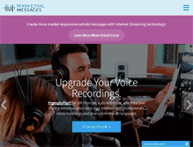 Tablet Screenshot of marketingmessages.com
